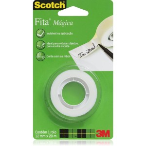 Fita Invisivel Scotch 810 12mmx20m Corta Faci-079035-37419