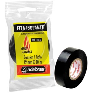 Fita Isolante 19mmx20mts. Anti Chama-080985-30095