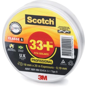 Fita Isolante Scotch 33+ 19mmx20m Profis.-076329-70072