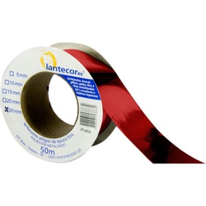 Fita Metaloide 10mmx50mts. Vermelho-028851-21812