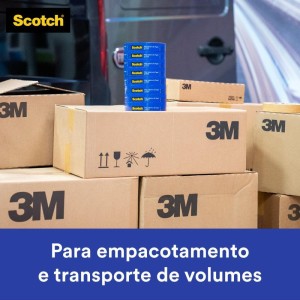 Fita Para Empacotamento Papel Liso 3777 38mmx10m Marr.-027399-66181