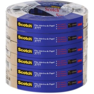 Fita Para Empacotamento Papel Liso 3777 38mmx10m Marr.-027399-94646