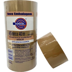 Fita Para Empacotamento Pp 33 45mmx40m Marrom-024906-51920