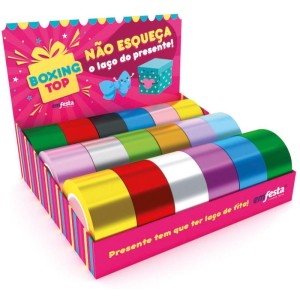 Fita Poli Lisa 30mmx10m Cores Sortidas-084252-69783