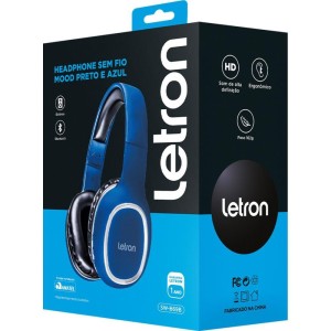 Fone De Ouvido Bluetooth Letron Headphone Mood Az-101866-16603