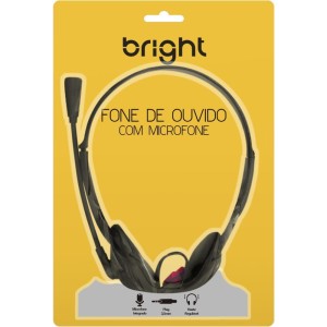 Fone De Ouvido Com Microfone Headset Office 10 Preto-097249-57337