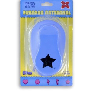 Furador Papel E Eva Gigante Estrela 50mm-073182-65192