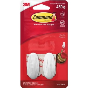 Gancho Plastico Command Pequeno C/2-100766-37882