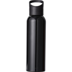 Garrafa De Aluminio C/tampa Plastica 600ml Preta-100893-60435