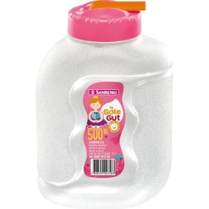 Garrafa Plastica Gole Guti 500 Ml Tampa Rosa-090388-16612