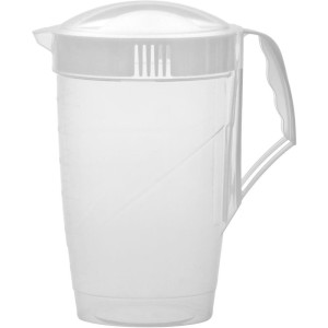 Garrafa Plastica Jarra 4l Branca Tampa Color-050068-37562