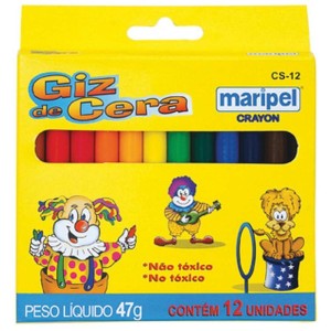 Giz De Cera Fino 12 Cores-002550-28849