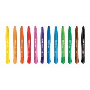 Giz De Cera Fino Retratil New Twist 12 Cores-092731-47121