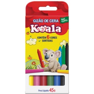 Giz De Cera Gizao 06 Cores Koala-062341-17812