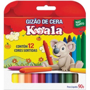 Giz De Cera Gizao 12 Cores Koala-002554-17175