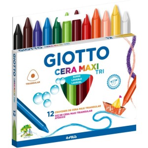 Giz De Cera Gizao Giotto Maxi 12cores Triangular-103127-40326