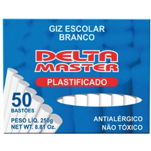 Giz Escolar Branco 30cxsx50un. Plastif.-002304-71747