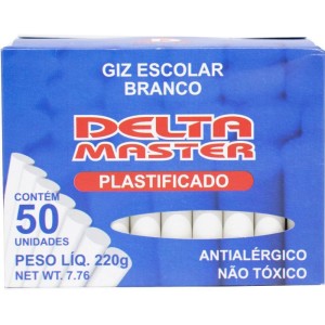 Giz Escolar Branco Cx.c/50und. Plastif.-092024-12323