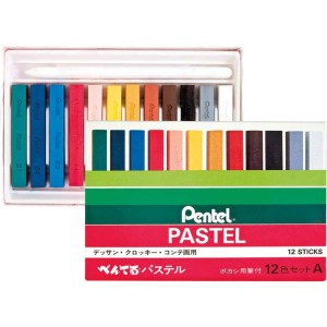 Giz Pastel Seco Profissional 12cores-070509-80682