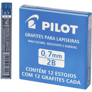 Grafite 0.7mm 2b 12tubosx12minas Ppl-009042-37995