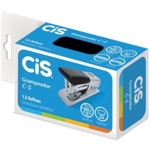 Grampeador Metal Cis C-5 Metallic P/12fls. 26/6-061101-70362