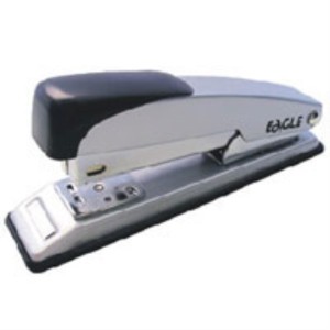 Grampeador Metal Eagle 204 P/20f.26/6 Pr/cinza-012936-58578