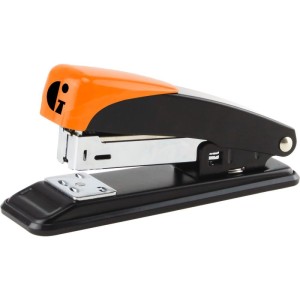 Grampeador Metal Ge-1035 Preto E Laranja-094832-56659