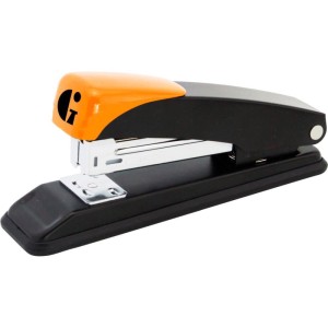 Grampeador Metal Ge-1036 Preto E Laranja-094833-42980