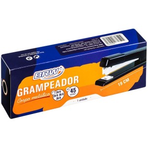 Grampeador Metal P/45fls 26/6 19cm Preto-093793-49584