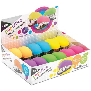 Grampeador Mini Tris T318 Color 26/6 P/ 12fls