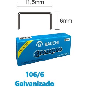 Grampo Para Grampeador 106/6 Aco 3500 Grampos-003386-45766