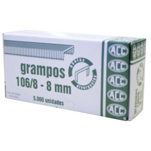 Grampo Para Grampeador 106/8 Galvanizado 5000 Grampos-002528-14977