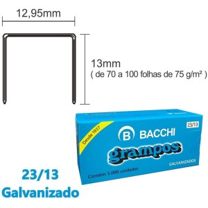 Grampo Para Grampeador 23/13 Galvanizado 5000 Grampos-003380-65028