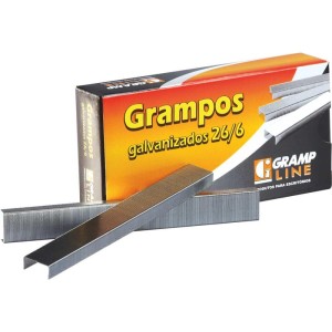 Grampo Para Grampeador 26/6 Galvanizado 5000 Grampos-011347-16267