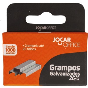 Grampo Para Grampeador 26/6 Galvanizado 5000 Grampos-063930-24185