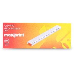 Grampo Para Grampeador 26/6 Galvanizado 5000 Grampos-103045-74070