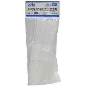 Grampo Trilho Plastico Dellofix Estendido Branco-020691-21602