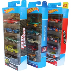 Hot Wheels Die-cast Pack C/05 Carrinhos (s)-016624-60117