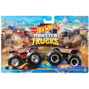 Hot Wheels Monster Trucks Veículo Escala 1:64 2-pack (s)-079821-33464