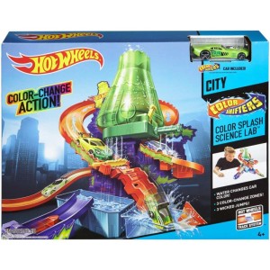 Hot Wheels Pista City Color Change Estacao Cientific-056950-33476