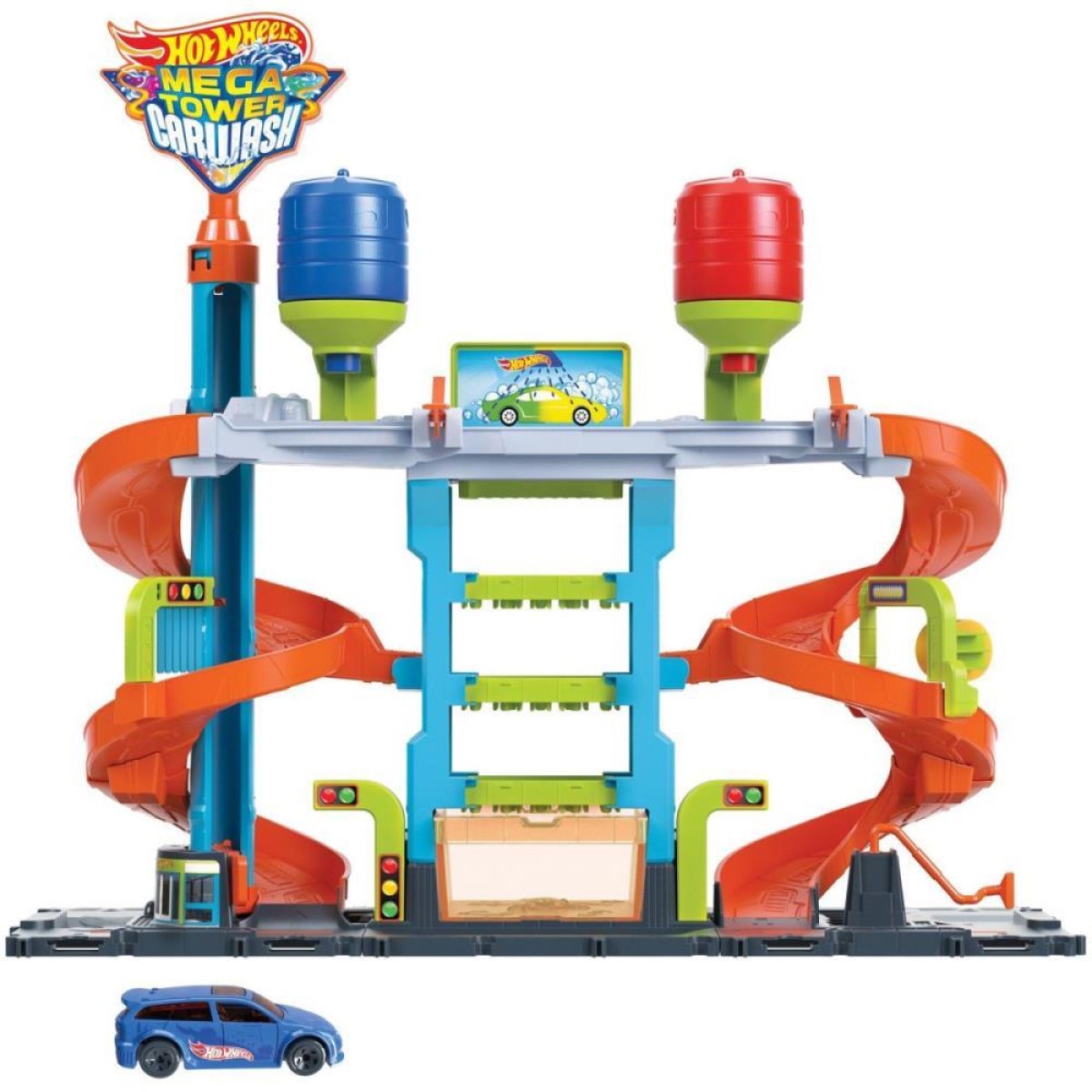 Hot Wheels Pista City Lava-rápido Mega Torre Colorsh-099311-19660
