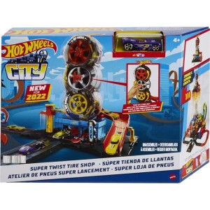 Hot Wheels Pista City Super Loja De Pneus-099003-76677