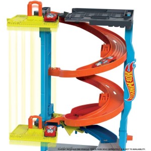 Hot Wheels Pista City Torre De Corrida Dupla 2 Em 1-103361-17115