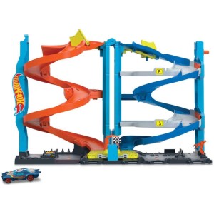 Hot Wheels Pista City Torre De Corrida Dupla 2 Em 1-103361-69646