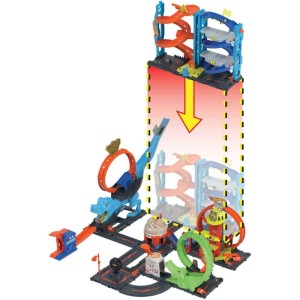 Hot Wheels Pista City Torre De Corrida Dupla 2 Em 1-103361-90764