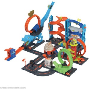 Hot Wheels Pista City Torre De Corrida Dupla 2 Em 1-103361-93374