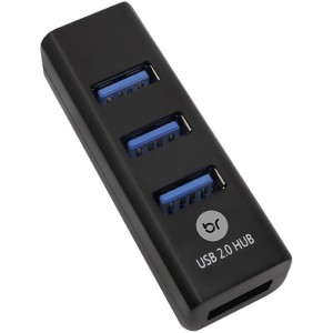 Hub Mini Usb 2.0 4 Portas Preto-018701-71908