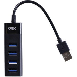 Hub Usb 2.0 4 Portas Preto-089133-12849