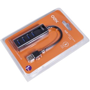 Hub Usb 2.0 4 Portas Preto-089133-86011