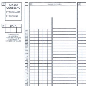 Impresso Escolar Formulario Lencol 100 Folhas-040018-91050